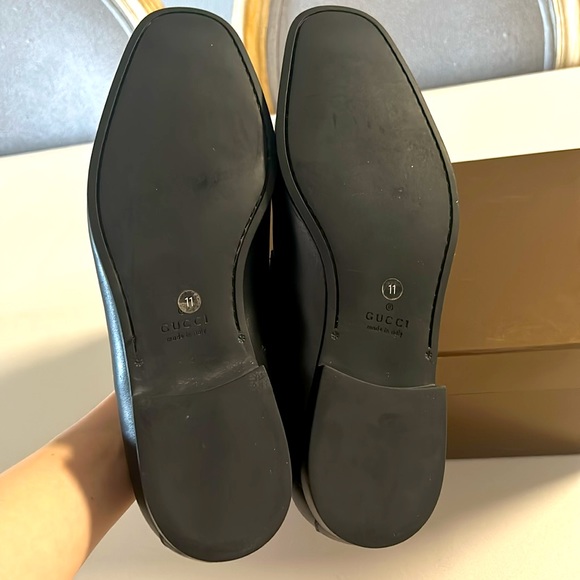Gucci Men Nero Florence Calf Size 11 but fit like 12 - Picture 3 of 12